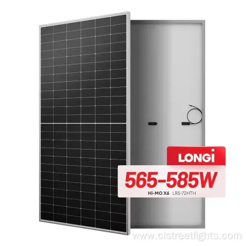 Longi Hi-Mo 6 570W-590W Mono PV Solar Panels with Affordable Pricing